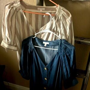 LC Lauren Conrad Blouses (Set of 2)